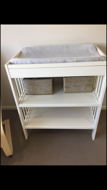 pottery barn changing table used
